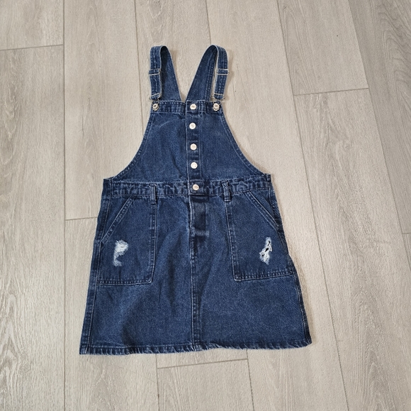 Jessica Simpson Girls Denim Jumper Size 12 - Picture 1 of 3